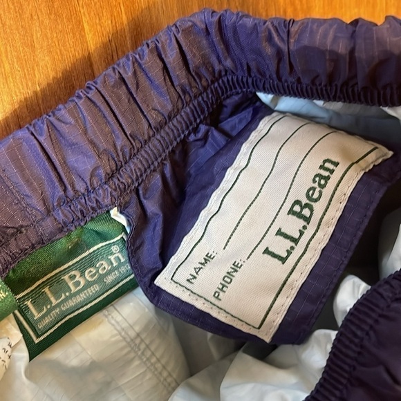 Ll Bean plush pants size youth 12 in deep purple - Picture 2 of 7